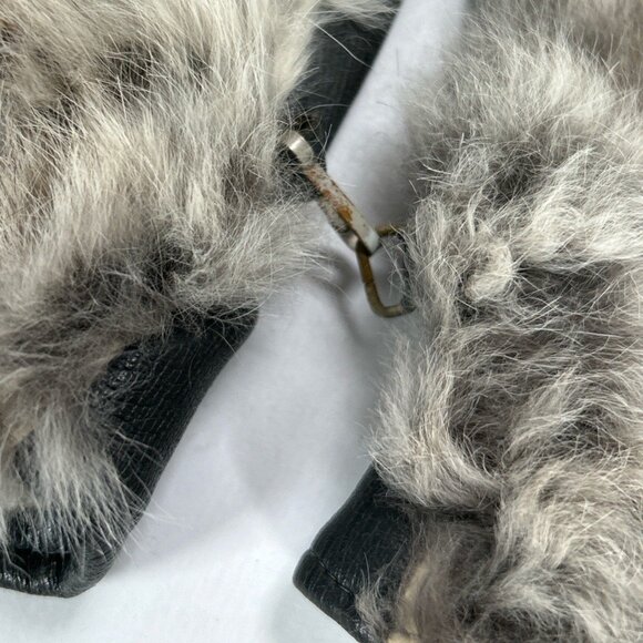 Authentic Rabbit Fur Mittens Made in Japan - Picture 7 of 10